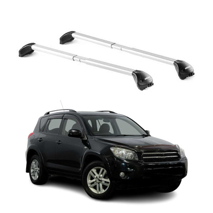 2006-2018 Toyota RAV4 Roof Rack Cross Bars Silver