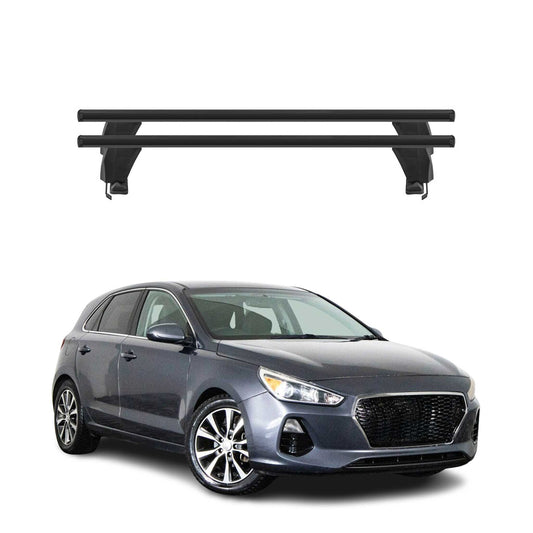 2018-2020 Hyundai Elantra GT Roof Rack Cross Bars Black