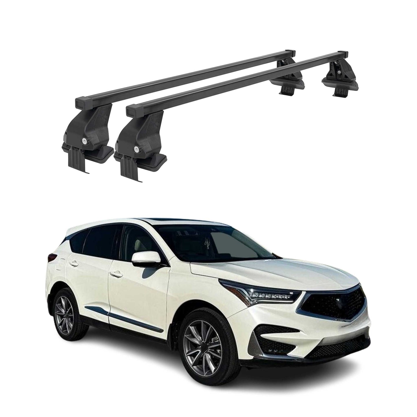 2019-2024 Acura RDX Roof Rack Cross Bars Black