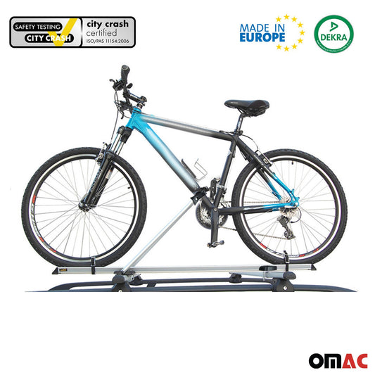 2Pcs Pro Bike Carrier Roof Mount Aluminum Bicycle Rack Cycling Car Truck SUV