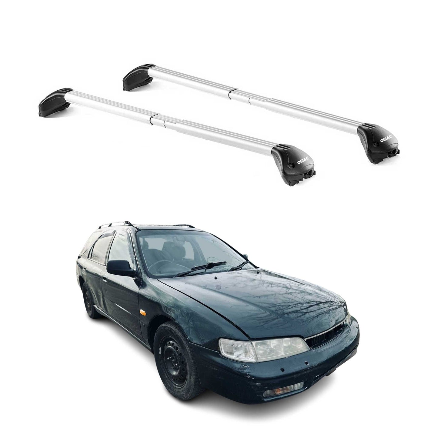1997-2015 Honda Accord SW 5Door Roof Rack Cross Bars Silver
