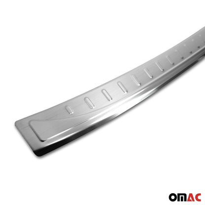 OMAC Rear Bumper Sill Cover Protector Guard for Seat Ateca 2016-2020 Brushed Steel K-6512093T