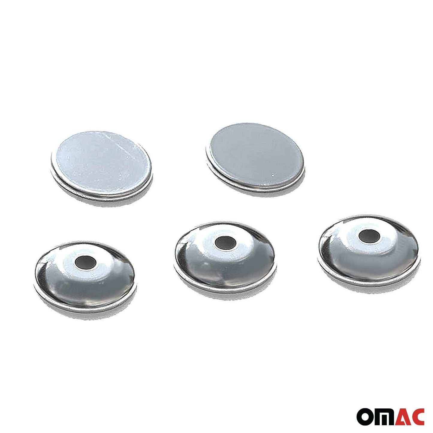 OMAC Car Door Handle Cover Protector for Ford Transit Connect 2002-2009 Steel 5 Pcs '2620061