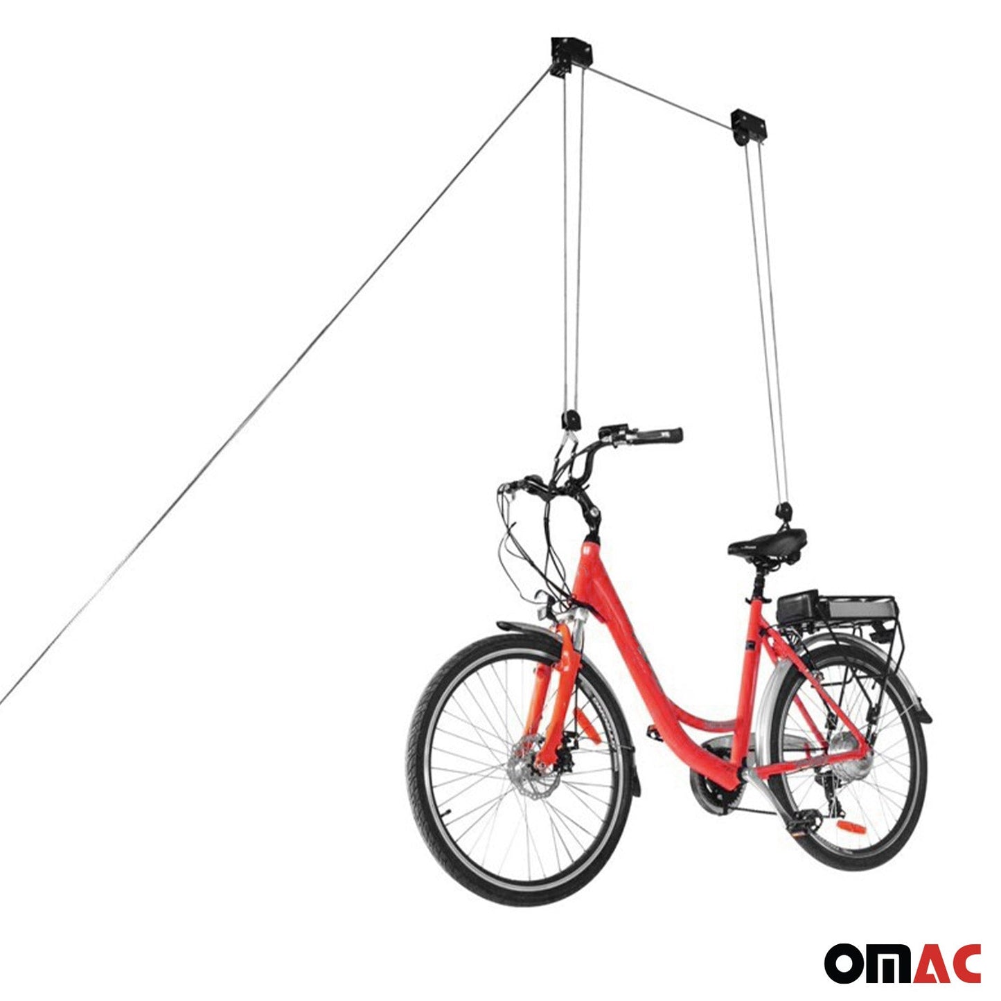 OMAC Menabo Roof Box Lift Holder Bike Lift Garage for 66Lbs Capacity '000082700000
