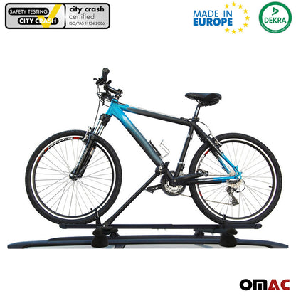 OMAC Bike Rack Carrier Roof Racks Set for Mercedes Vito W639 2003-2014 Alu Black U020682