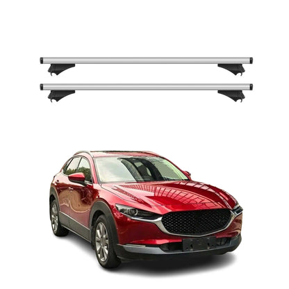 2020-2025 Mazda CX-30 Roof Rack Cross Bars Luggage Carrier Silver 2Pcs