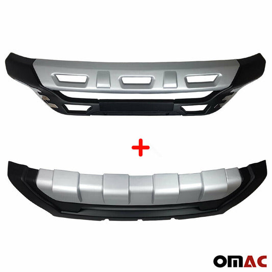 OMAC Front Rear Bumper Diffuser Lip Body Kit for Hyundai Tucson 2010-2015 2 Pcs 3208XD008N
