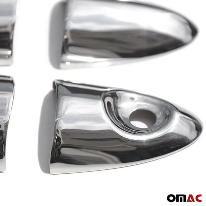 OMAC Car Door Handle Cover Protector for Ford Focus Hatchback 2000-2007 Steel 4 Pcs 2601042