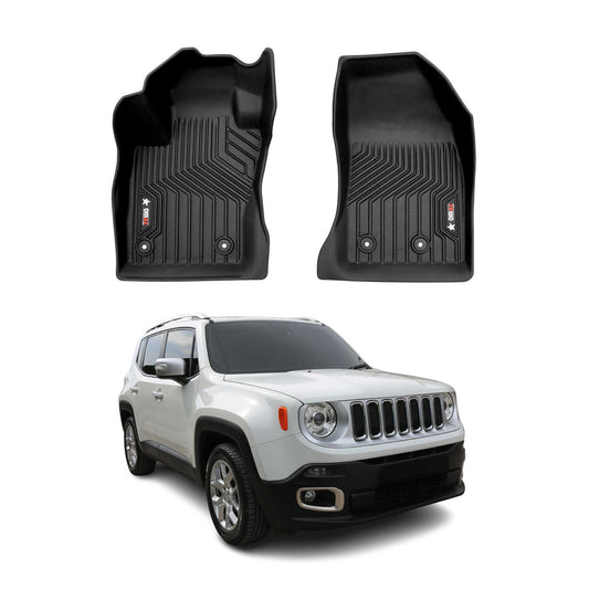 2015-2023 Jeep Renegade Premium Floor Mats Liners First Row Front