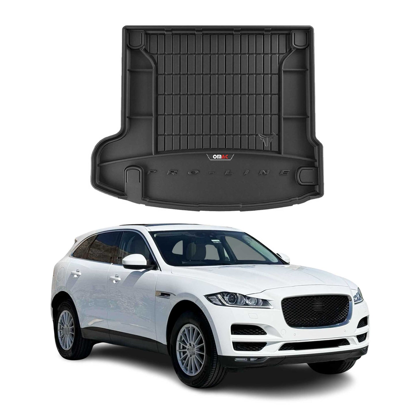 2017-2021 Jaguar F-Pace Premium Cargo Liner Trunk Mat All Weather Heavy Duty