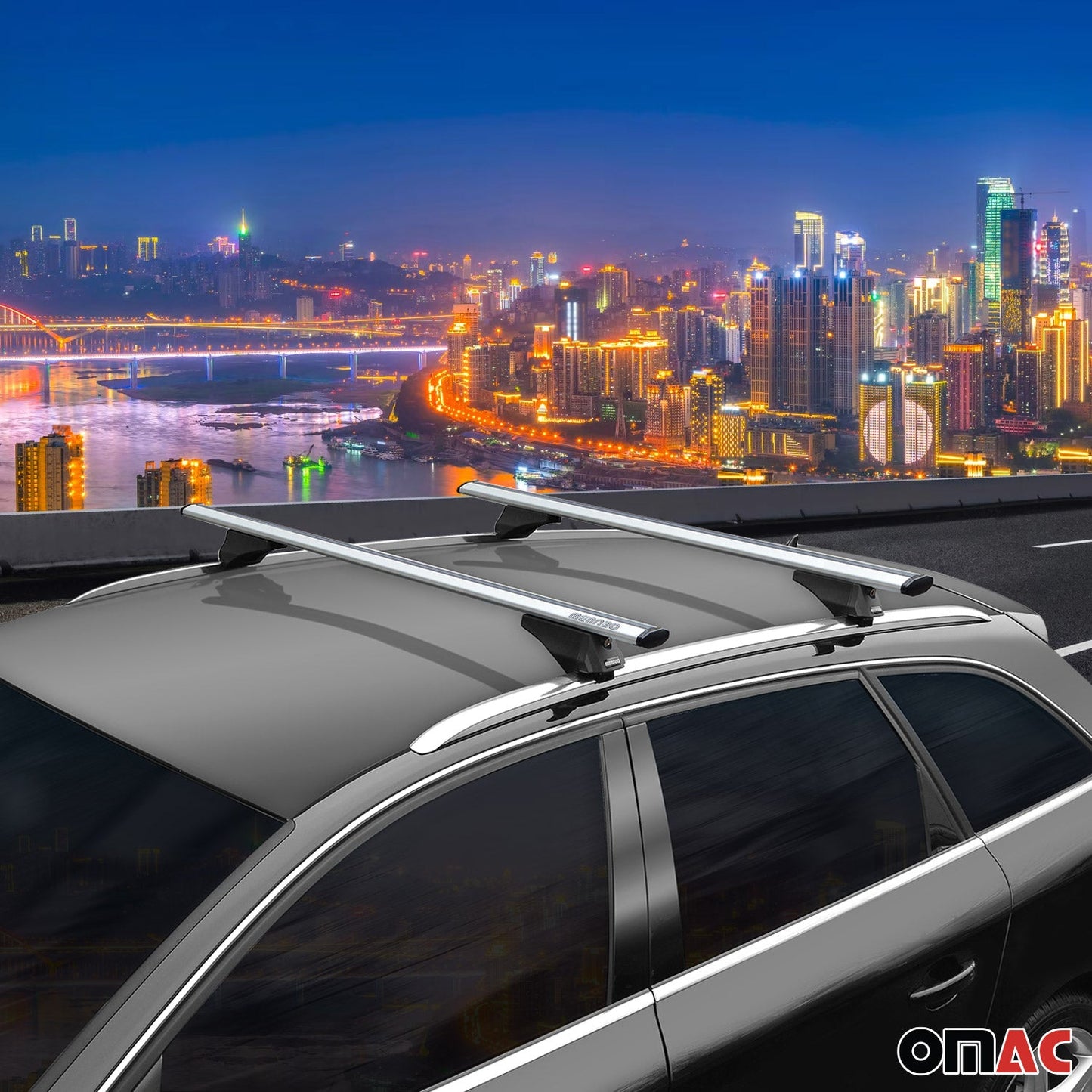 2020-2025 Kia Telluride 1.gen Roof Rack Cross Bars Silver