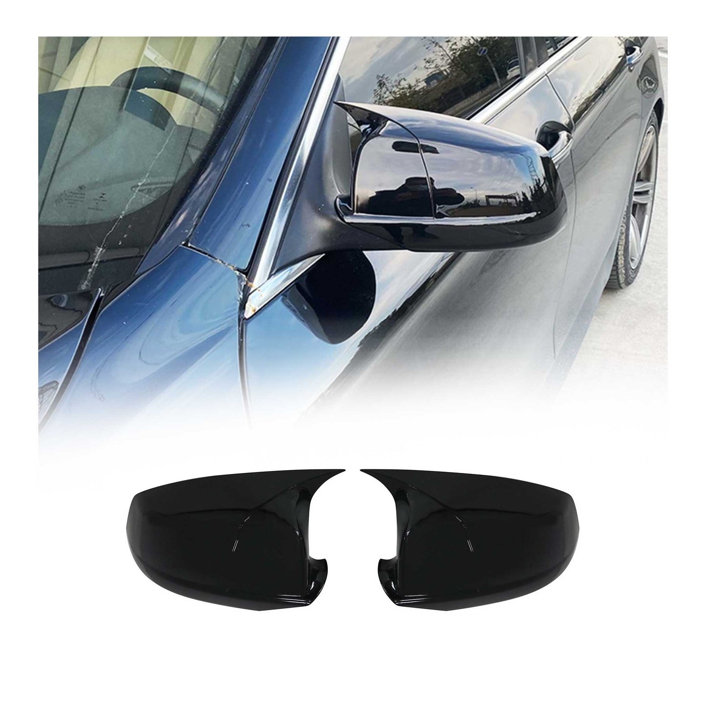 2011-2013 BMW 5 Series F10 F11 F18 F07 Side Mirror Cover Caps