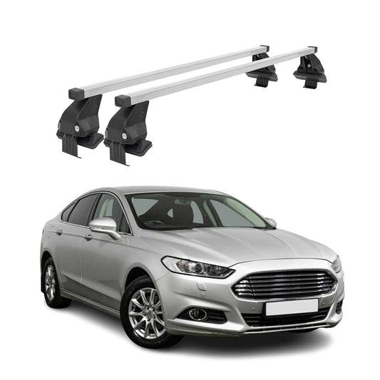 2013-2020 Ford Fusion Sedan Roof Rack Cross Bars Silver