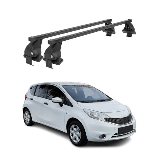 2012-2019 Nissan Versa Roof Rack Cross Bars Black