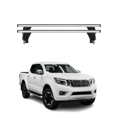 2016-2020 Nissan Np300 Navara Roof Rack Cross Bars Silver