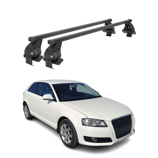 2006-2013 Audi A3 Hatchback Roof Rack Cross Bars Luggage Carrier 2 Pcs