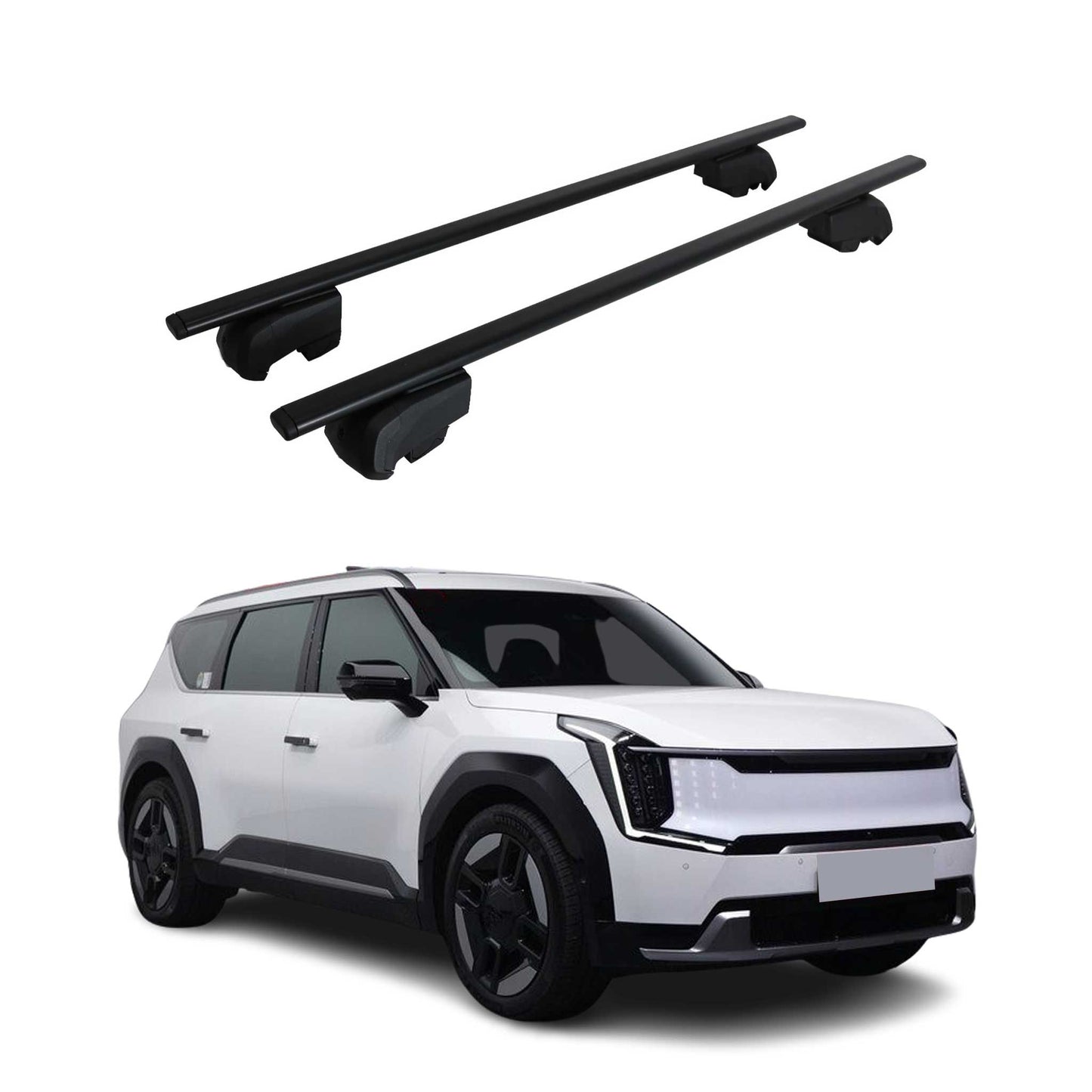 2024-2026 Kia EV9 Roof Rack Cross Bars Black