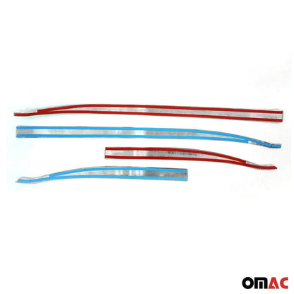 OMAC Side Door Molding Trim Skirt Garnish for Jeep Renegade 2015-2023 Steel Dark 4Pcs 1708131B