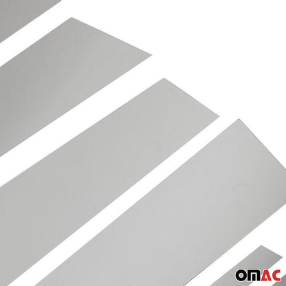 2013-2022 Buick Encore Window B Pillar Posts Door Trim Cover Stainless Steel Silver 6x