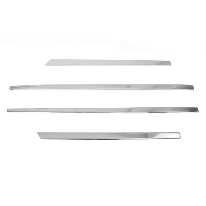 OMAC Side Door Molding Trim Skirt Garnish for Skoda Octavia 2013-2019 Steel Silver 4x 6612131