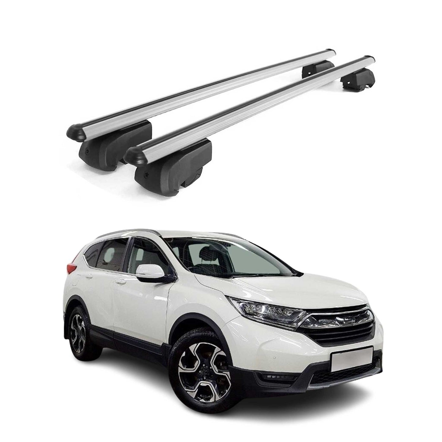 2017-2022 Honda CR-V Roof Rack Cross Bars Silver