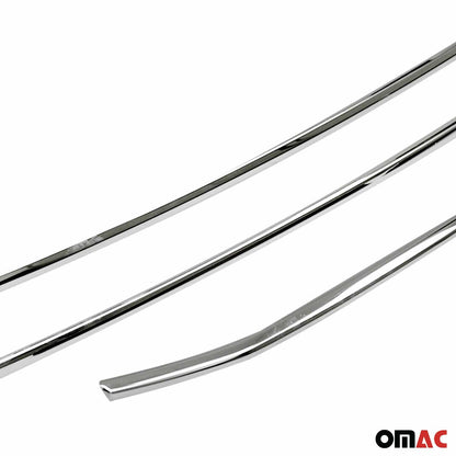 2021-2025 Ford Transit Front Bumper Grill Trim Molding Stainless Steel Silver 4 Pcs