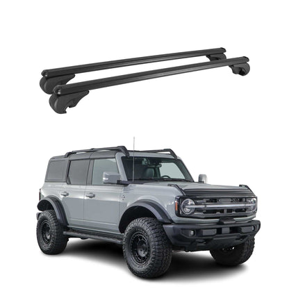 2021-2024 Ford Bronco Roof Rack Cross Bars Black