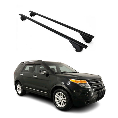 2011-2015 Ford Explorer Roof Rack Cross Bars Black