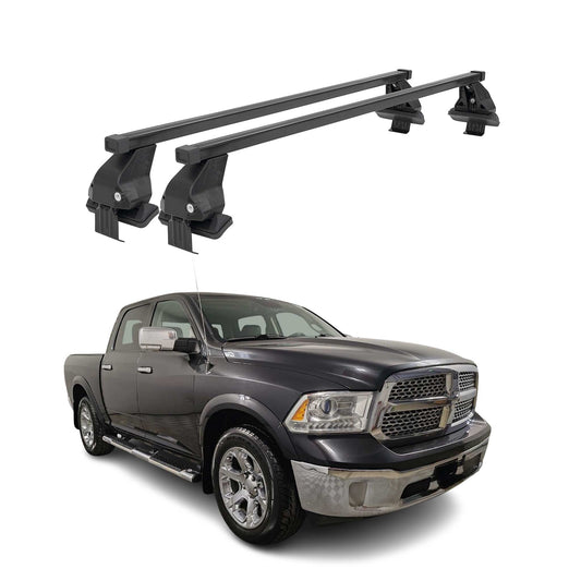 2009-2018 RAM 1500 Roof Rack Cross Bars Black