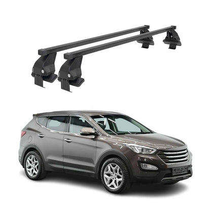 2013-2018 Hyundai Santa Fe Roof Rack Cross Bars Black