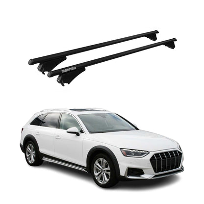 Roof Racks Cross Bars for Audi A4 B9 Avant Allroad 2017-2024 Black Aluminium 2x