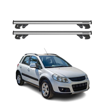 2010-2013 Suzuki SX4 S-Cross Roof Rack Cross Bars Silver