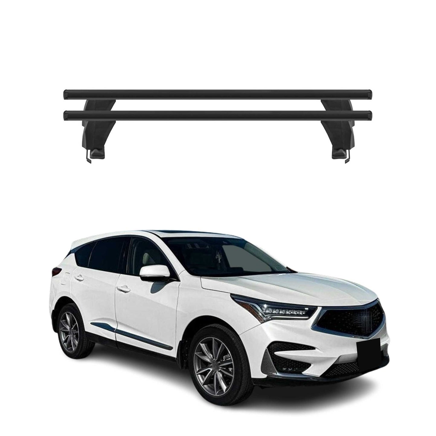 2019-2024 Acura RDX Roof Rack Cross Bars Black