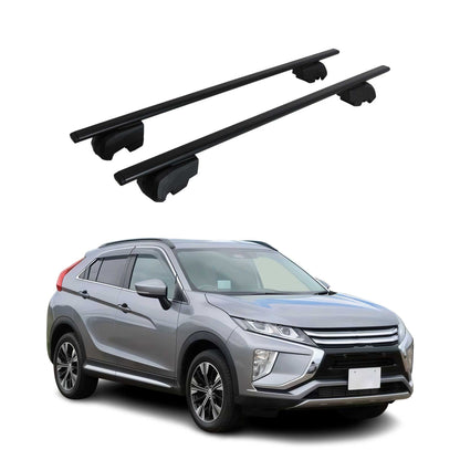 2018-2024 Mitsubishi Eclipse Cross Roof Rack Cross Bars Black