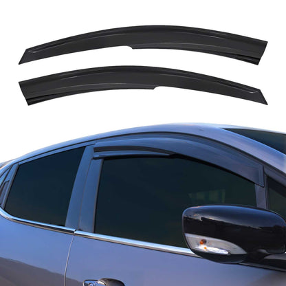 2006-2011 Hyundai Accent Sedan Window Visor Vent Rain Deflector 2Pcs Smoke