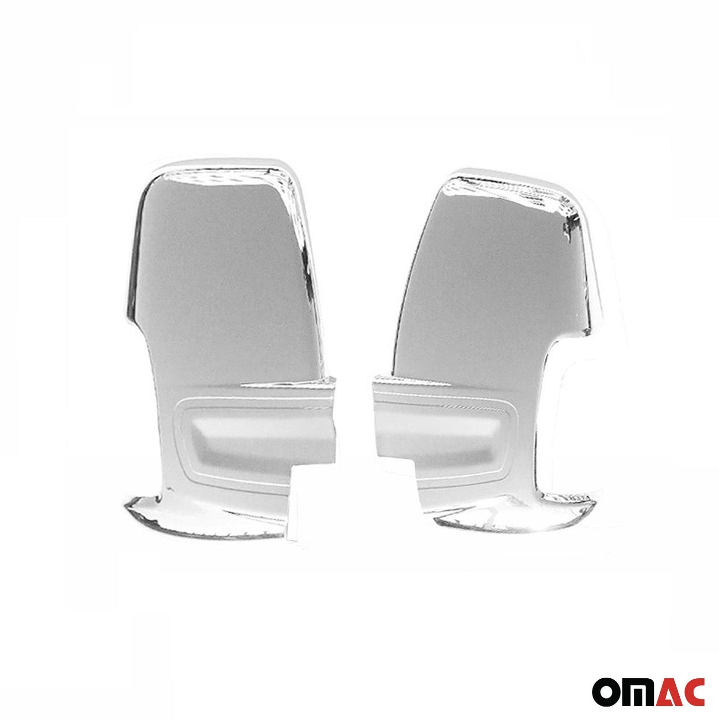 OMAC Mirror Cover Caps & Door Handle Chrome Set for Ford Transit 2015-2024 12x G003327