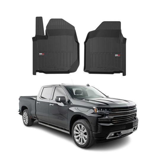 2020-2026 Chevrolet Silverado 3500HD GMC Sierra 3500HD Premium Floor Mats Liners Full Set All Weather Heavy Duty
