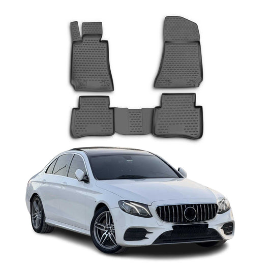 2011-2016 Mercedes E Class S212 Wagon Floor Mats Liners Full Set All Weather Black