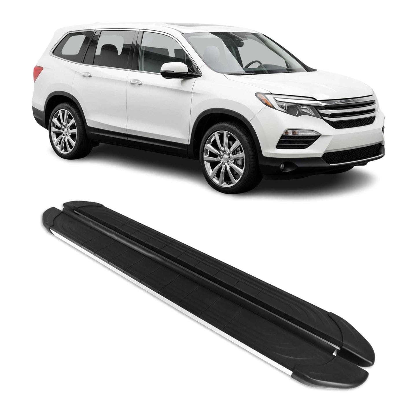 2016-2022 Honda Pilot Nerf Bar Side Step Running Boards Alu 2x