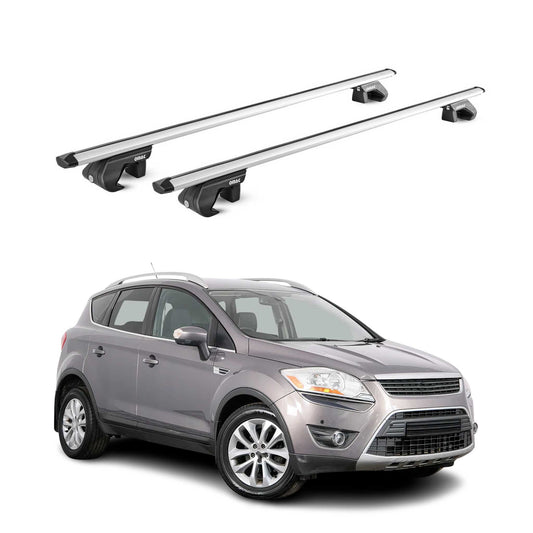 2008-2019 Ford Escape Roof Rack Cross Bars Silver