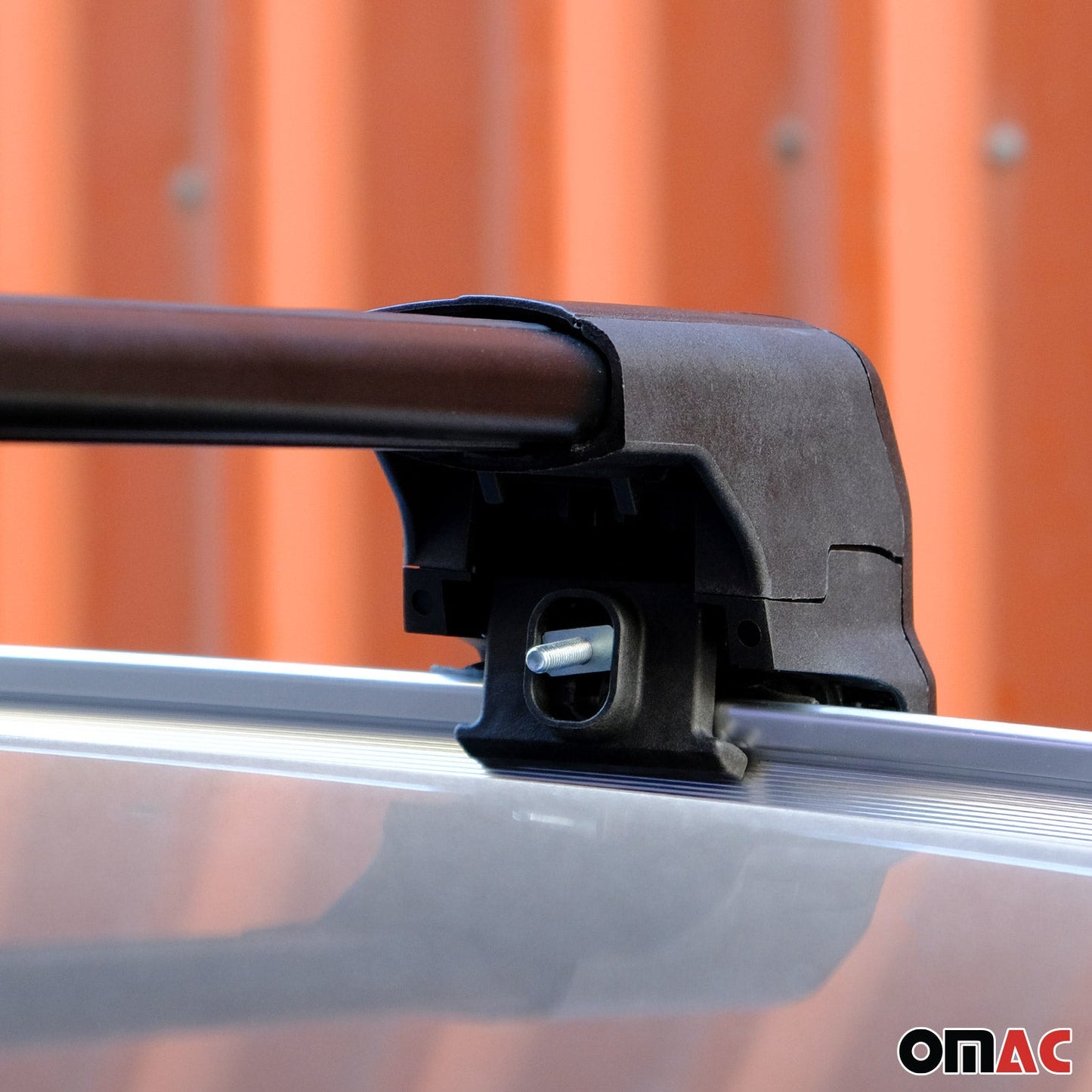 OMAC Alu Roof Racks Cross Bars Luggage for BMW 2 Series Active Tourer 2014-2021 Black 1227916B