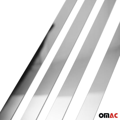 OMAC Side Door Molding Trim Skirt Garnish for Toyota Tacoma 2005-2015 Steel Silver 4x LC-7084131