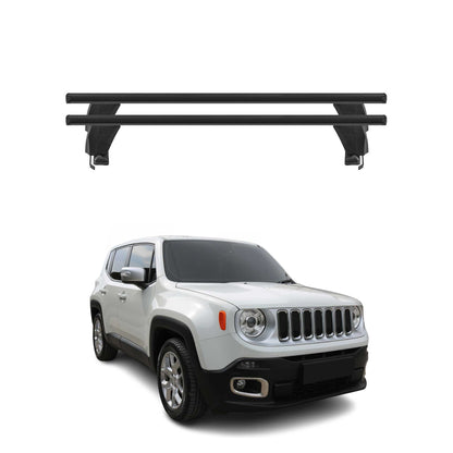 2015-2023 Jeep Renegade Roof Rack Cross Bars Black