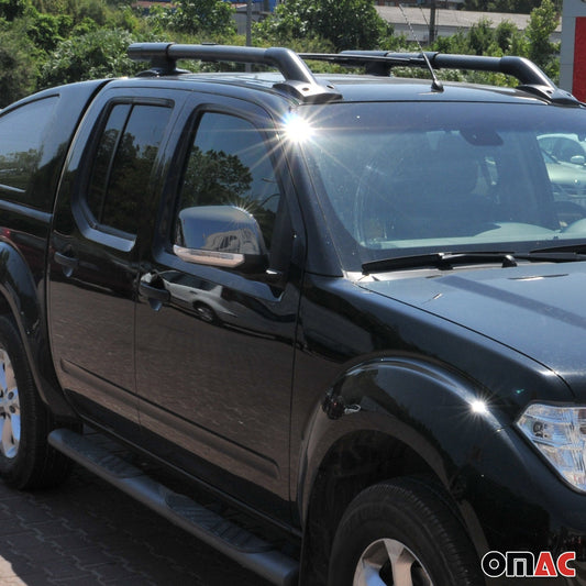 2005-2012 Nissan Pathfinder Side Mirror Cover Caps Stainless Steel Silver 2 Pcs