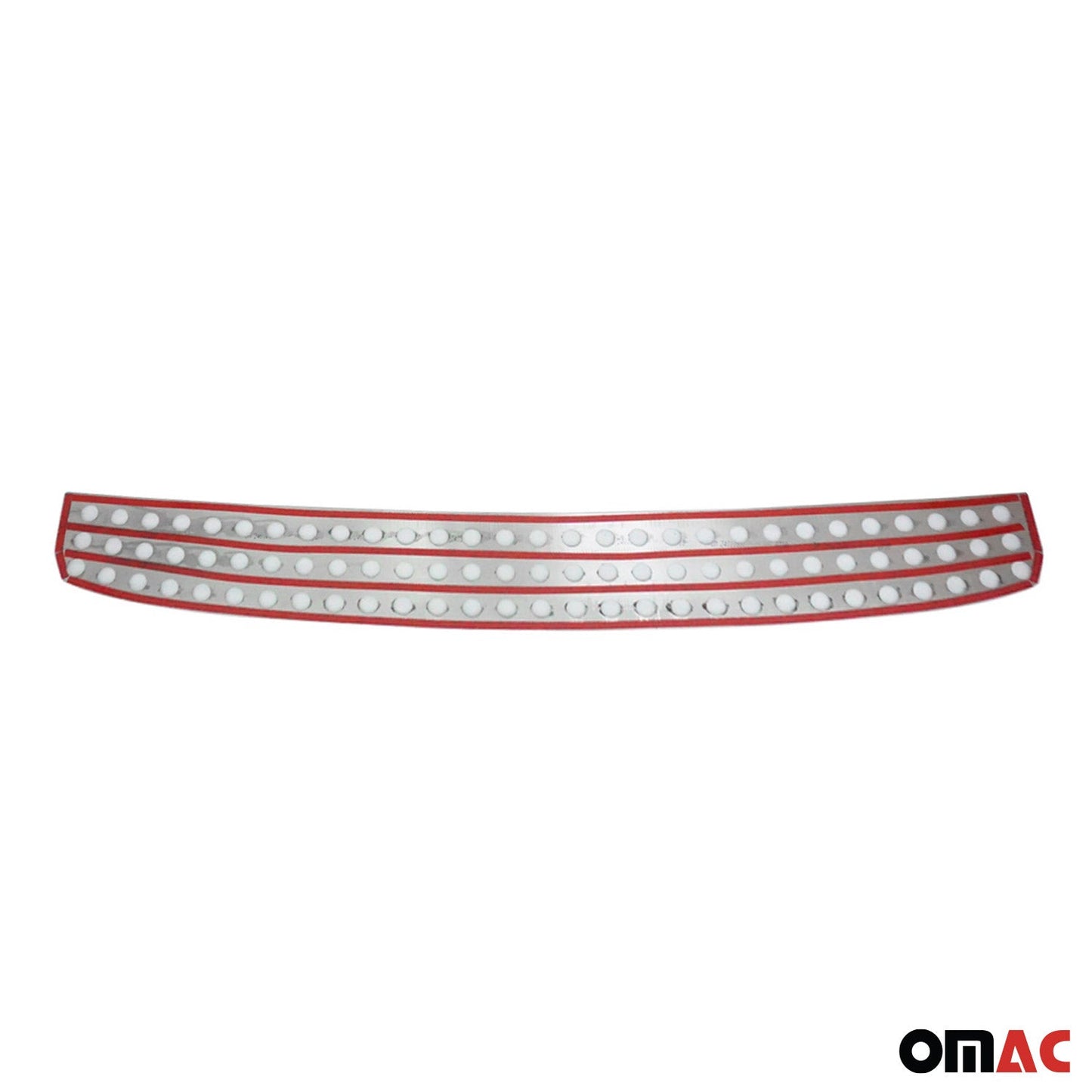 OMAC Rear Bumper Sill Cover Protector Guard for Dodge Nitro 2007-2012 Brushed Steel 2401093T