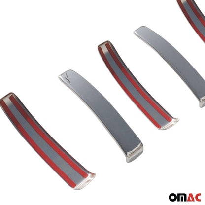 OMAC Car Door Handle Cover Protector for RAM ProMaster City 2015-2022 Steel 5 Pcs '2521042