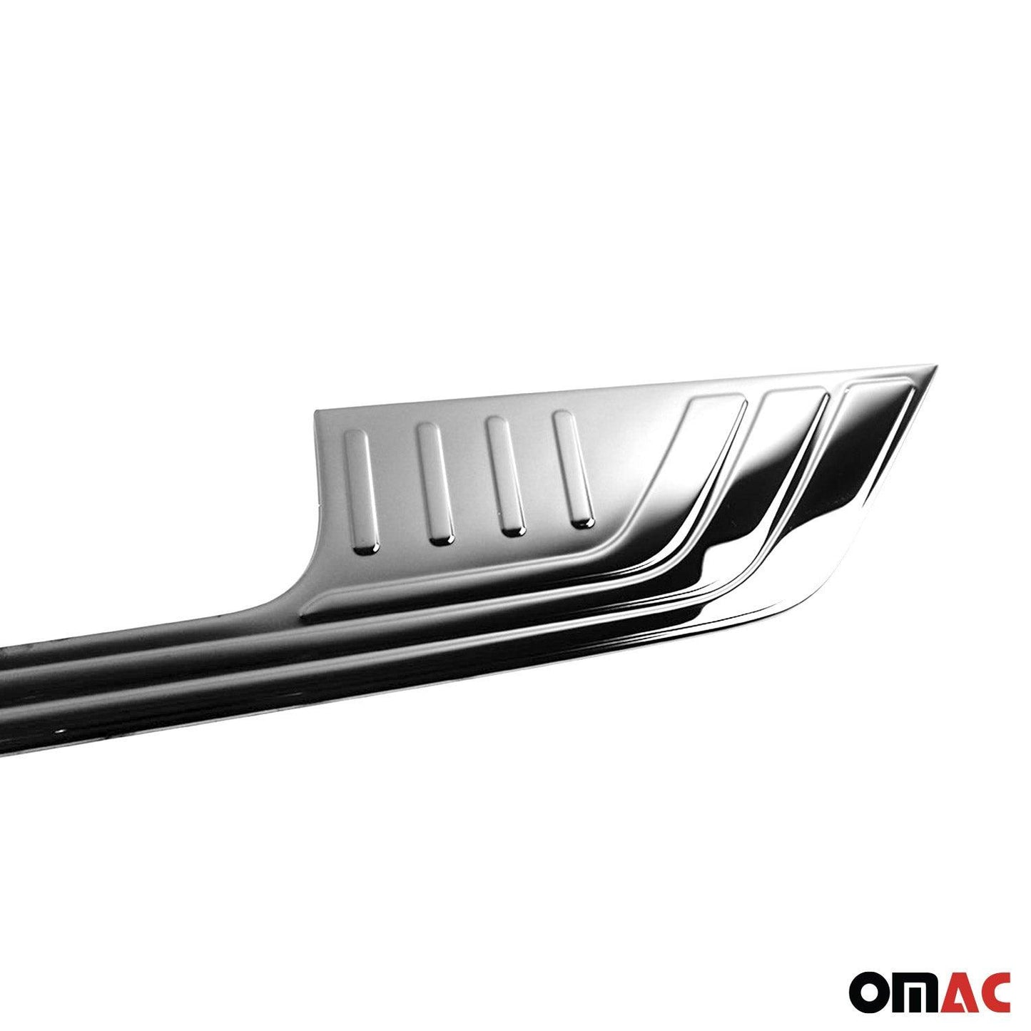 OMAC Dark Chrome Rear Bumper Sill Cover Fits Mercedes Metris W447 2016-2023 S. Steel 4733099B