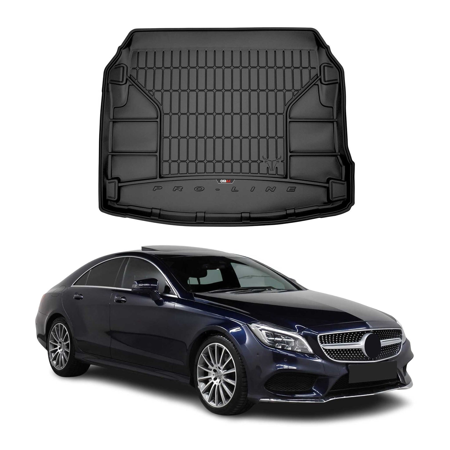 2012-2018 Mercedes CLS Class C218 Premium Cargo Liner Trunk Mat All Weather Heavy Duty Black