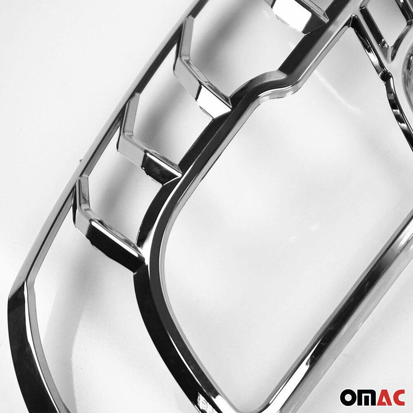 OMAC Trunk Tail Light Trim Frame for RAM ProMaster City 2015-2022 Chrome Silver 2 Pcs 2524101F