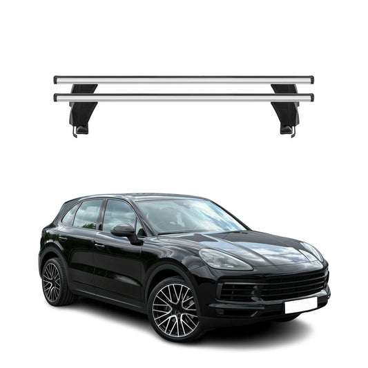 2019-2026 Porsche Cayenne Roof Rack Cross Bars Silver